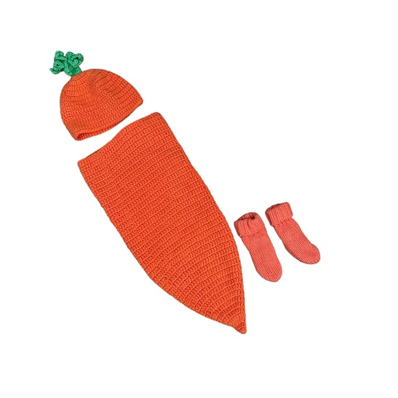 Princess Paradise Carrigan the Carrot Bunting Swaddle Infant Photography Easter - Picture 8 of 8